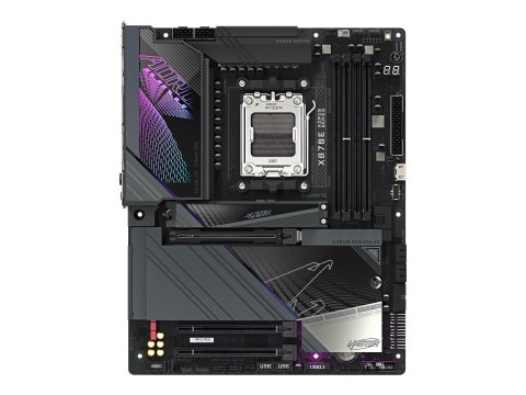 AORUS X870E MASTER - Płyta główna - ATX - Socket AM5 - AMD X870E Chipset - USB-C 3.2 Gen 2x2, USB4, USB 3.2 Gen 1, USB 3.2 Gen 2