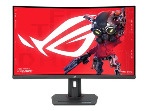 ASUS ROG Strix XG32WCS - Monitor LED - gaming - zaokrąglony - 32" (31.5" widoczny) - 2560 x 1440 2K @ 180 Hz - Szybkie VA - 400 