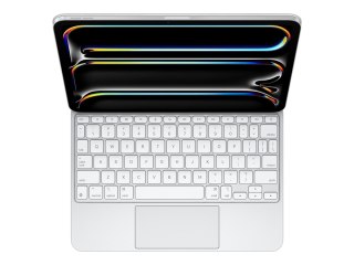 Apple Magic Keyboard - Etui na klawiaturę - z panel dotykowy - podświetlenie - Apple Smart connector - QWERTY - US - biały