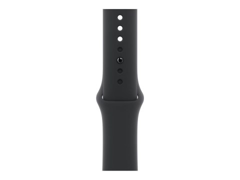 Apple - Pasek do inteligentny zegarek - 46mm - rozmiar S/M - czarny - dla Watch Hermès Series 9, SE 3, Series 10, Series 11, Ser