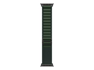 Apple - Pasek do inteligentny zegarek - 49 mm, czarne wykończenie w tytanie - rozmiar S - ciemnozielony