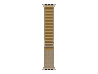 Apple - Pasek do inteligentny zegarek - 49 mm, naturalne wykończenie tytanowe - rozmiar S - jasnobrązowy