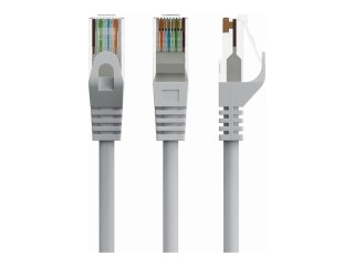 Cablexpert - Kabel krosowy - RJ-45 (M) do RJ-45 (M) - 1.5 m - 6.2 mm - UTP - CAT 6 - bez wystających elementów - szary