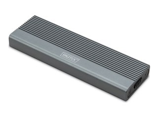 DIGITUS A-90112 - Obudowa pamięci - 10 Gbps, zewnętrzny, aluminiowy, beznarzędziowy - M.2 - M.2 NVMe Card - USB-C 3.1 (Gen 2) - 