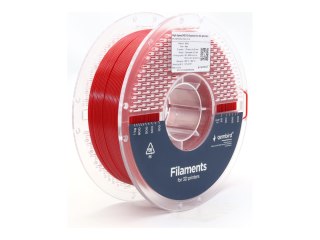 Gembird - Czerwony - 1 kg - czerwony - pudło kolorowe - filament PETG (3D)