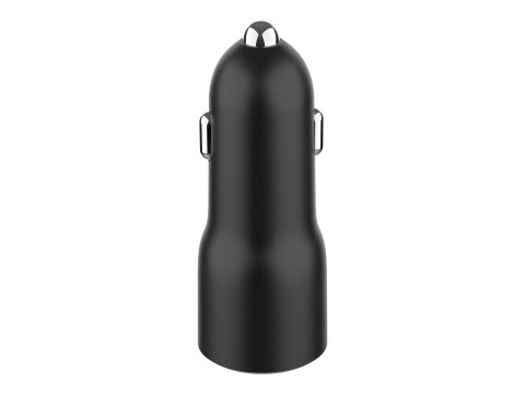 Gembird - Zasilacz samochodowy - 40 wat - 3 A - PD - 2 złącza wychodzące (USB-C) - czarny