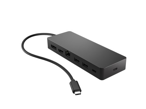 HP Universal USB-C Multiport Hub - Stacja dokująca - USB-C - HDMI, DP - Smart Buy - dla OMEN by HP Laptop 16; Victus by HP Lapto