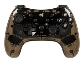 IBOX Aurora GP5 - Pad do gier - bezprzewodowa - Bluetooth - czerń przezroczysta - dla Android, iOS, Nintendo Switch, Nintendo Sw