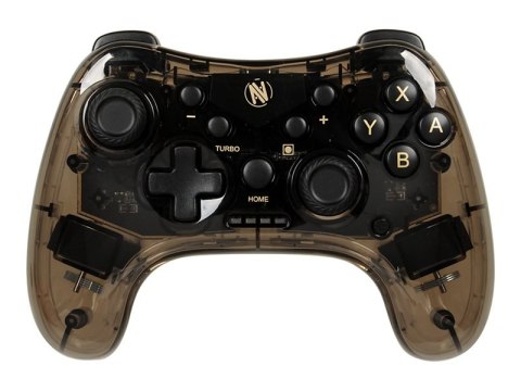 IBOX Aurora GP5 - Pad do gier - bezprzewodowa - Bluetooth - czerń przezroczysta - dla Android, iOS, Nintendo Switch, Nintendo Sw