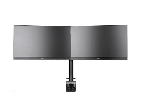 Iiyama DS1002C-B1 - Zestaw do montażu - ramię regulowane - dla 2 monitory - czarny - rozmiar ekranu: 10"-30" - montaż na biurku 