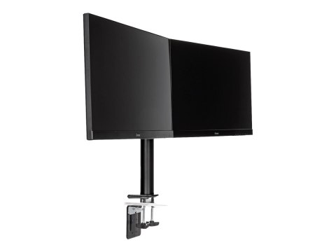 Iiyama DS1002C-B1 - Zestaw do montażu - ramię regulowane - dla 2 monitory - czarny - rozmiar ekranu: 10"-30" - montaż na biurku 