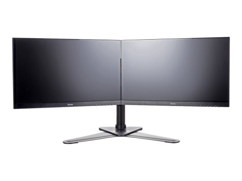 Iiyama DS1002D-B1 - Stojak - ramię regulowane - dla 2 monitory - czarny - rozmiar ekranu: 10"-30" - podstawa stołowa - dla ProLi