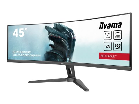 Iiyama G-MASTER Red Eagle GCB4580DQSN-B1 - Monitor LED - gaming - zaokrąglony - 44.5" - 5120 x 1440 Dual Quad HD @ 165 Hz - VA -