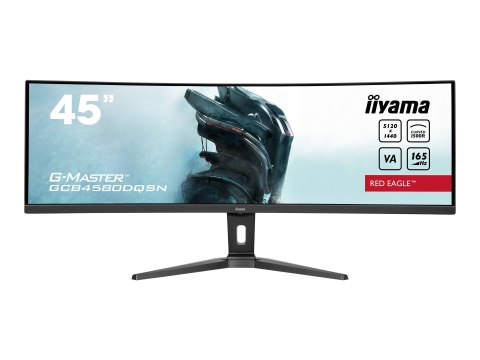Iiyama G-MASTER Red Eagle GCB4580DQSN-B1 - Monitor LED - gaming - zaokrąglony - 44.5" - 5120 x 1440 Dual Quad HD @ 165 Hz - VA -