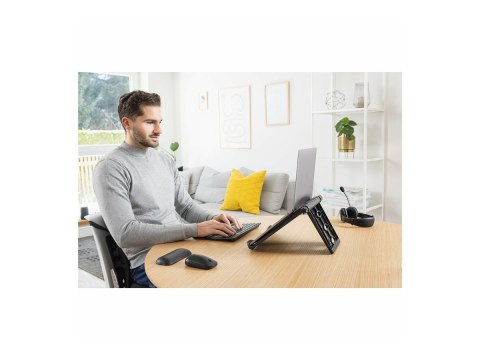 Kensington SmartFit Easy Riser EQ - Podkładka chłodząca pod notebooka - 12" - 17" - czarny