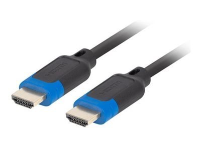 Lanberg - Ultra High Speed - kabel HDMI z Ethernet - HDMI męski do HDMI męski - 1 m - podwójne ekranowanie - czarny - obsługa 8K
