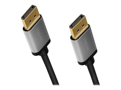 LogiLink - Kabel portu wyświetlacza - DisplayPort 20-pin (M) do DisplayPort 20-pin (M) - DisplayPort 1.2 - 1 m - obsługa 4K 60 H