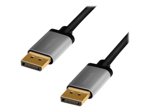 LogiLink - Kabel portu wyświetlacza - DisplayPort 20-pin (M) do DisplayPort 20-pin (M) - DisplayPort 1.2 - 2 m - obsługa 1080p, 