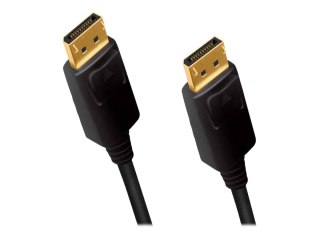 LogiLink - Kabel portu wyświetlacza - DisplayPort 20-pin (M) do DisplayPort 20-pin (M) - DisplayPort 1.2 - 3 m - obsługa 4K 60 H