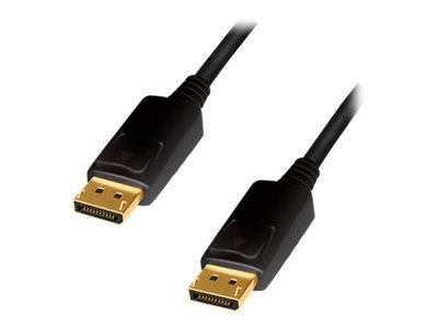 LogiLink - Kabel portu wyświetlacza - DisplayPort 20-pin (M) do DisplayPort 20-pin (M) - DisplayPort 1.2 - 5 m - obsługa 4K 60 H