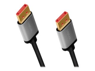 LogiLink - Kabel portu wyświetlacza - DisplayPort 20-pin (M) do DisplayPort 20-pin (M) - DisplayPort 1.4 - 3 m - obsługa Dolby D