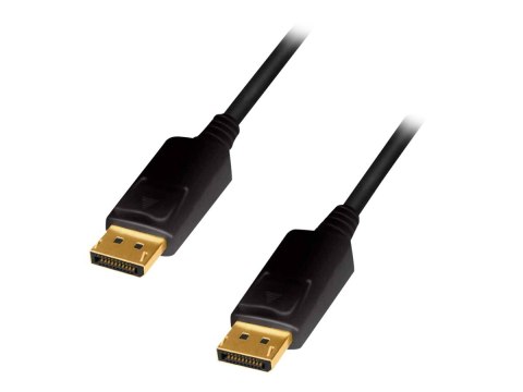 LogiLink - Kabel portu wyświetlacza - DisplayPort 20-pin (M) z zatrzaskiem do DisplayPort 20-pin (M) z zatrzaskiem - DisplayPort