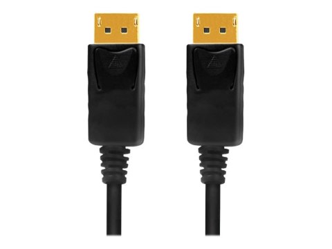 LogiLink - Kabel portu wyświetlacza - DisplayPort 20-pin (M) z zatrzaskiem do DisplayPort 20-pin (M) z zatrzaskiem - DisplayPort