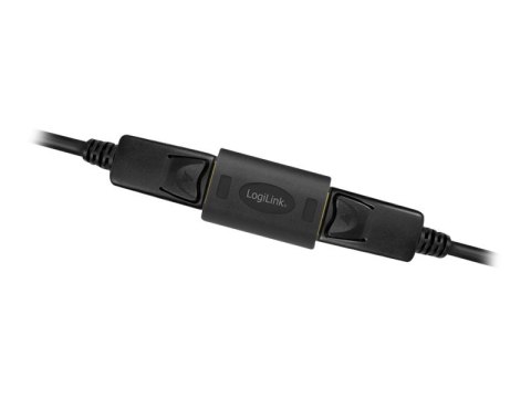 LogiLink - Przejściówka DisplayPort - DisplayPort 20-pin (F) do DisplayPort 20-pin (F) - DisplayPort 1.4 - obsługa 8K 60 Hz (768