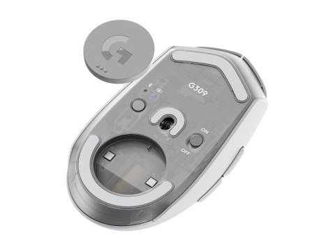 Logitech G G309 - Mysz - gaming - optyczna - 6 przyciski - bezprzewodowa - 2.4 GHz, Bluetooth - odbiornik USB Logitech LIGHTSPEE