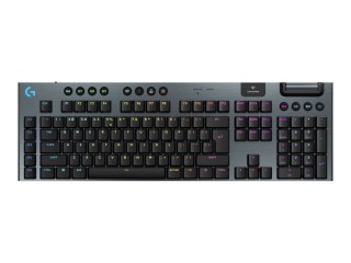 Logitech G G915 X - Klawiatura - LIGHTSPEED - podświetlenie - bezprzewodowa - Bluetooth 5.0, 2.4 GHz, USB - QWERTY - Międzynarod