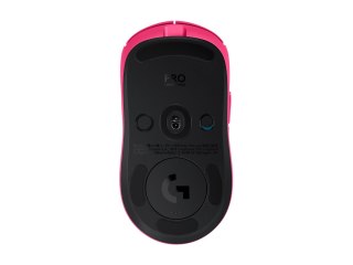 Logitech G PRO 2 - Mysz - gaming - prawo i leworęczna - optyczna - 8 przyciski - bezprzewodowa, przewodowa - 2.4 GHz, USB - odbi