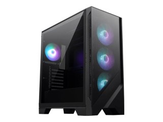 MSI MAG FORGE 321R AIRFLOW - Mid tower - ATX - panel boczny z oknem (szkło hartowane) - brak zasilacza (ATX) - USB/dźwięk