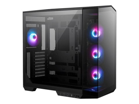 MSI MAG PANO 100R PZ - Mid tower - ATX - panel boczny z oknem (szkło hartowane) - brak zasilacza (ATX) - USB/Audio/Mic