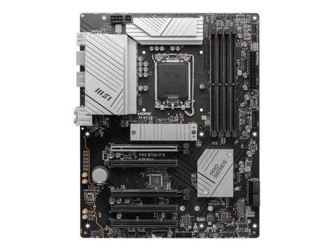 MSI PRO B760-P II - Płyta główna - ATX - Gniazdo LGA1700 - B760 Chipset - USB 3.2 Gen 1, USB-C 3.2 Gen 1, USB-C 3.2 Gen2 - 2.5 G
