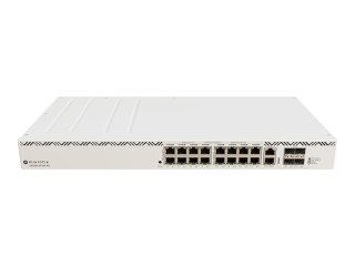 MikroTik CRS320-8P-8B-4S+RM - Przełącznik - smart - 17 x 10/100/1000 (PoE++) + 4 x combo 2,5/10 Gigabit SFP+ - stacjonarny, mont