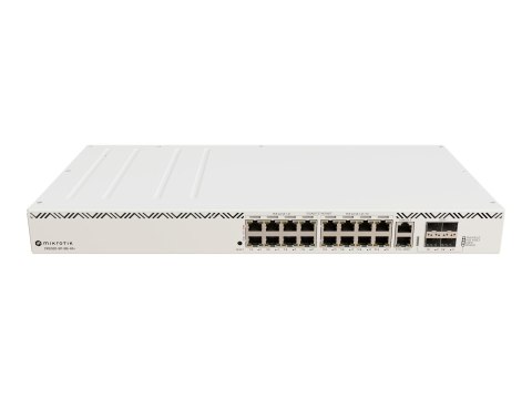 MikroTik CRS320-8P-8B-4S+RM - Przełącznik - smart - 17 x 10/100/1000 (PoE++) + 4 x combo 2,5/10 Gigabit SFP+ - stacjonarny, mont