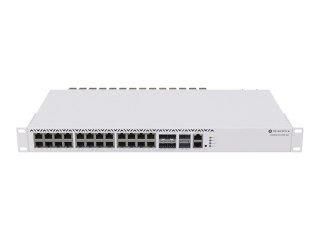 MikroTik CRS326-4C+20G+2Q+RM - Przełącznik - L3 - 20 x 2.5GBase-T + 4 x combo 2,5/10 Gigabit SFP+ + 2 x 40 Gigabit QSFP+ - stacj