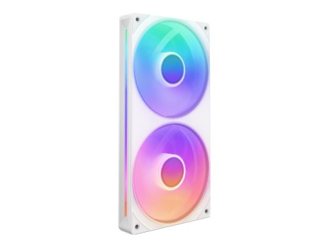 NZXT F Series F240 RGB Core - Pojedyncza jednostka wentylatora ramowego - 120 mm - matowa biel