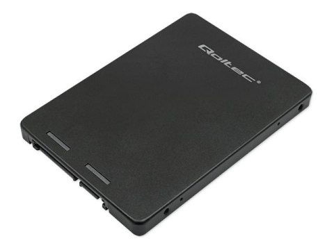 Qoltec - Obudowa pamięci - NGFF, 2TB - M.2 - SATA 6Gb/s - SATA, USB - czarny