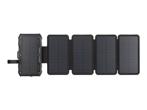 Sandberg Solar PowerBank - Bezprzewodowa ładowarka / bank energii solarny - 5-panel - 10000 mAh - 37 Wh - 22.5 wat - 1.67 A - PD