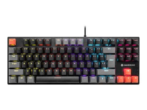 Tracer GAMEZONE Blade - Klawiatura - mechaniczna - compact - podświetlenie - USB - pudełko kartonowe