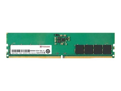 Transcend JetRAM - DDR5 - moduł - 8 GB - DIMM 288-pin - 2800 MHz / PC5-44800 - CL46 - 1.1 V - niebuforowana - on-die ECC