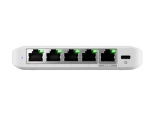 Ubiquiti UniFi Switch Flex Mini 2.5G - Przełącznik - L2+ - Tak - 4 x 2.5GBase-T + 1 x 2.5GBase-T (PoE) - stacjonarny - PoE