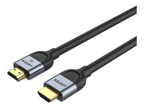 Unitek - Kabel HDMI - HDMI męski do HDMI męski - 1 m - czarny, kosmiczna szarość - obsługa 8K 60 Hz