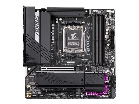 AORUS B650M ELITE - 1.0 - płyta główna - ATX micro - Socket AM5 - AMD B650 Chipset - USB 3.2 Gen 2, USB-C 3.2 Gen2, USB 3.2 Gen 