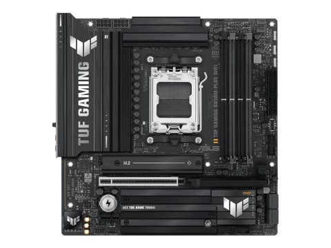 ASUS TUF GAMING B850M-PLUS WIFI - Płyta główna - ATX micro - Socket AM5 - AMD B850 Chipset - USB-C 3.2 Gen 2x2, USB 3.2 Gen 2, U