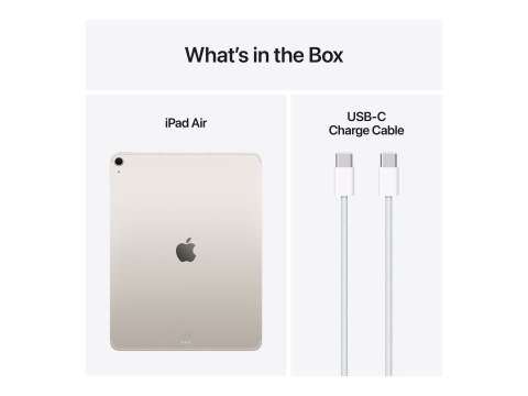 Apple 13-inch iPad Air M3 Wi-Fi + Cellular - Tablet - 128 GB - 13" IPS (2732 x 2048) - 3G, 4G, 5G - światło gwiazdk