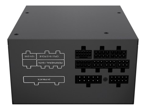 Gembird CCC-PSUGOLD-750W - Zasilacz (wewnętrzny) - ATX - 80 PLUS Gold - AC 100-240 V - 750 wat - aktywna korekcja typu Power Fac