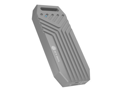 ICY BOX IB-1919M-C42 - Obudowa pamięci - M.2 - M.2 NVMe Card / PCIe (NVMe) - USB4 - srebrny