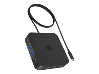ICY BOX - Stacja dokująca - USB-C - 3 x HDMI - 1GbE